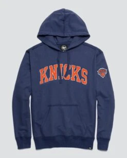 NEW YORK KNICKS RELIC '47 HARRIS SCRIMMAGE HOOD