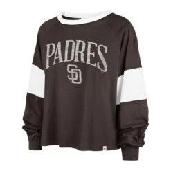 SAN DIEGO PADRES UPSIDE '47 RHEA LONG SLEEVE TEE WOMEN