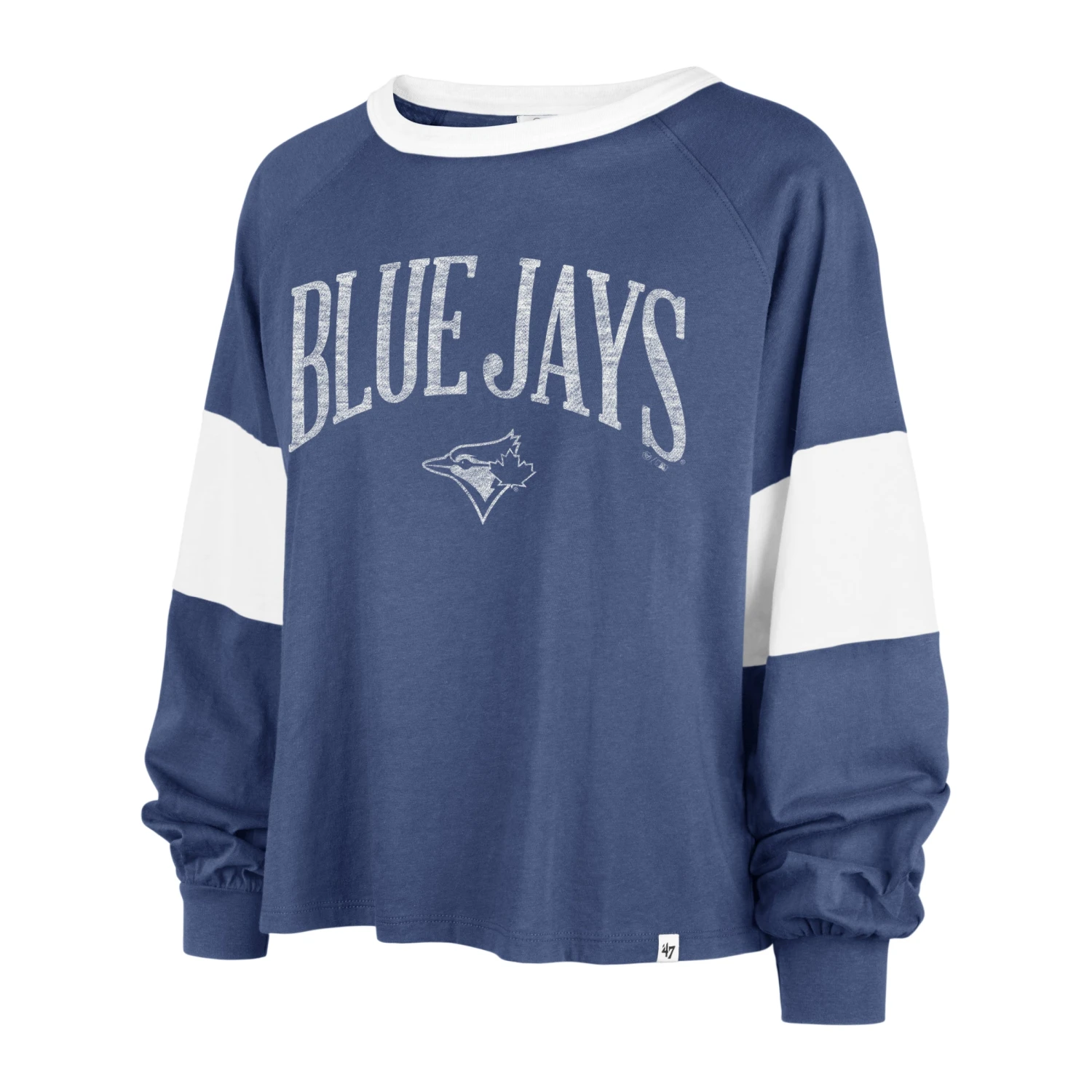 TORONTO BLUE JAYS UPSIDE '47 RHEA LONG SLEEVE TEE WOMEN