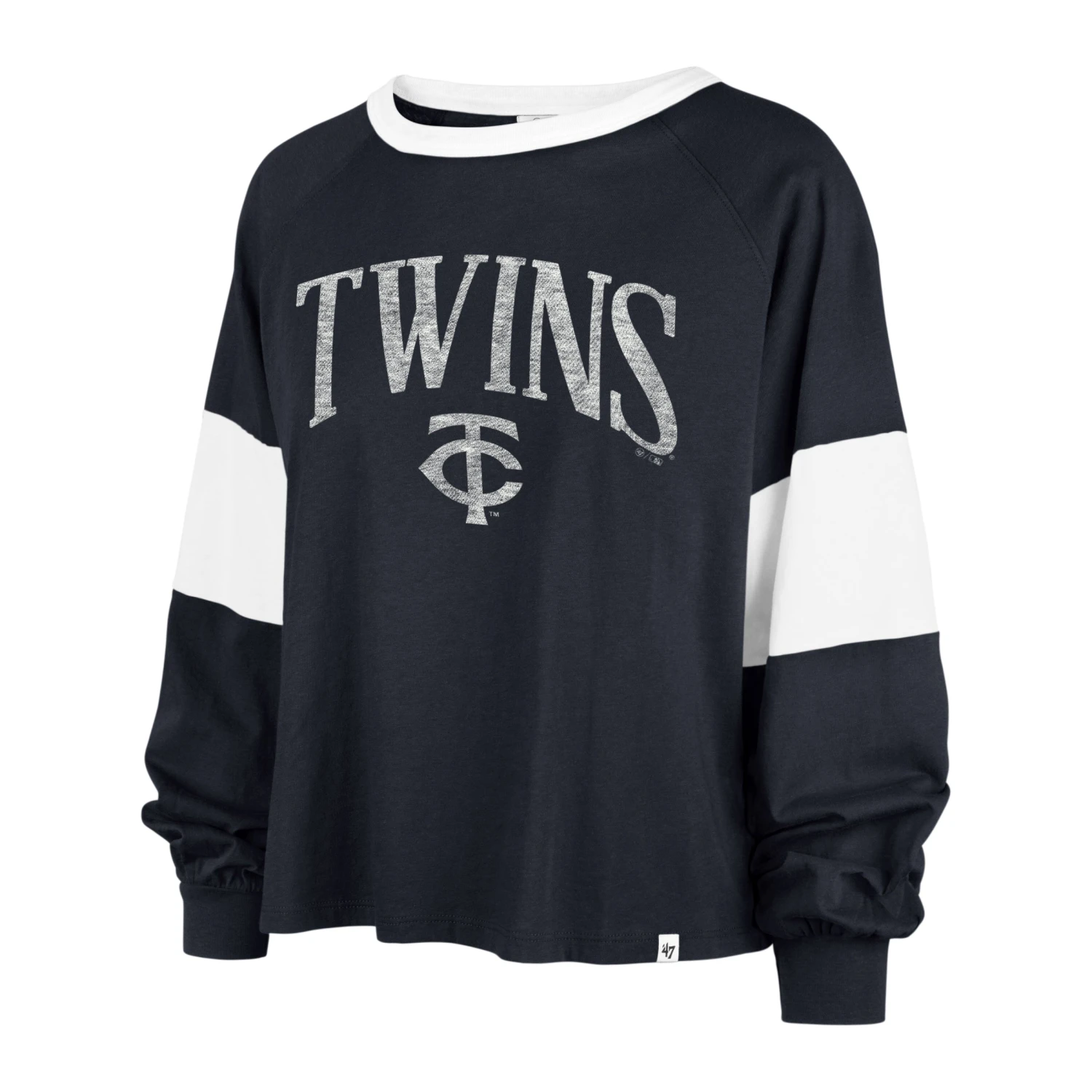 MINNESOTA TWINS UPSIDE '47 RHEA LONG SLEEVE TEE WOMEN