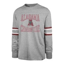 ALABAMA CRIMSON TIDE VINTAGE COVER TWO '47 BREX LONG SLEEVE TEE