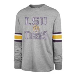 LOUISIANA STATE TIGERS LSU VINTAGE COVER TWO '47 BREX LONG SLEEVE TEE