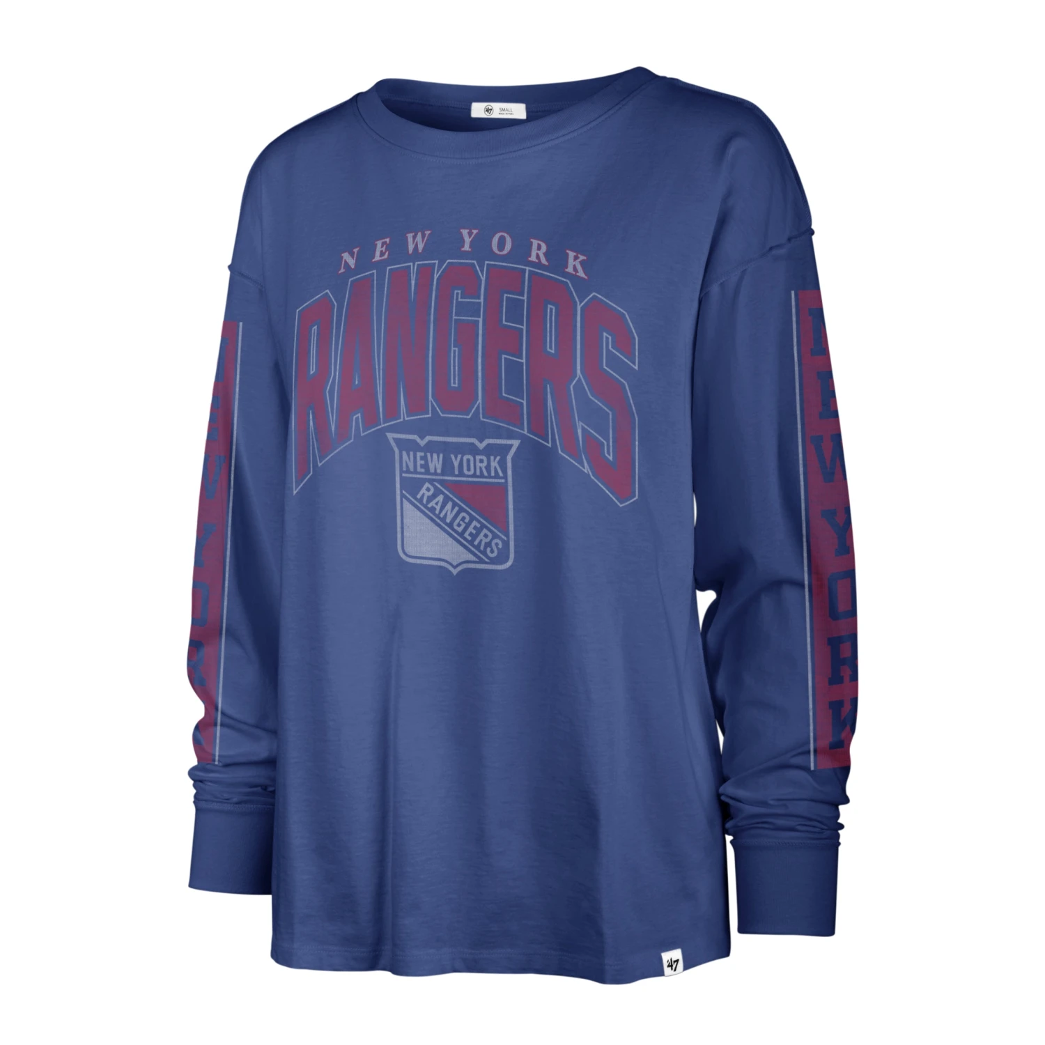 NEW YORK RANGERS TOMCAT '47 SOA LONG SLEEVE TEE WOMENS