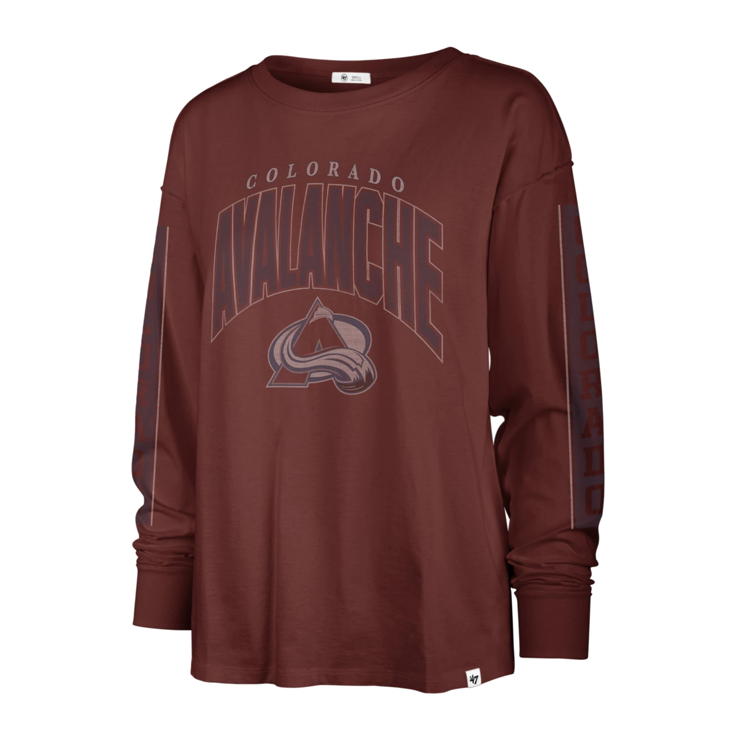 COLORADO AVALANCHE TOMCAT '47 SOA LONG SLEEVE TEE WOMENS