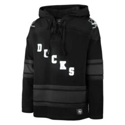 ANAHEIM DUCKS ANTHRACITE SUPERIOR '47 LACER HOOD