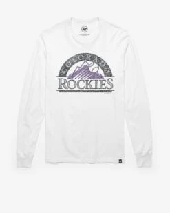 COLORADO ROCKIES PREMIER '47 FRANKLIN LONG SLEEVE TEE