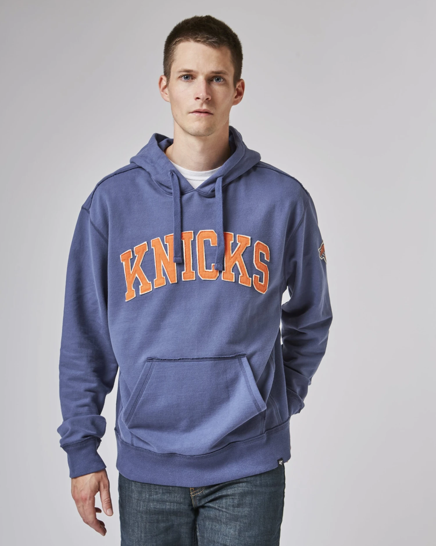 NEW YORK KNICKS RELIC '47 HARRIS SCRIMMAGE HOOD - Image 3