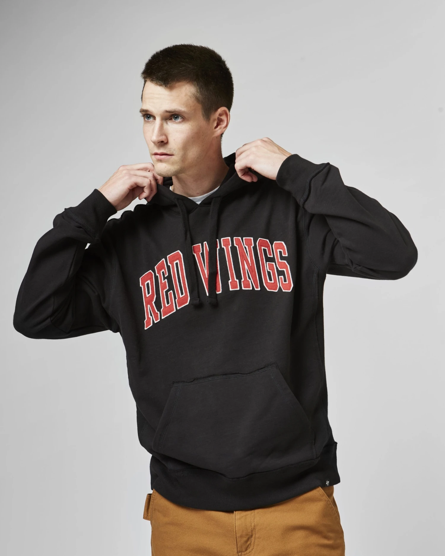 DETROIT RED WINGS RELIC '47 HARRIS SCRIMMAGE HOOD - Image 3